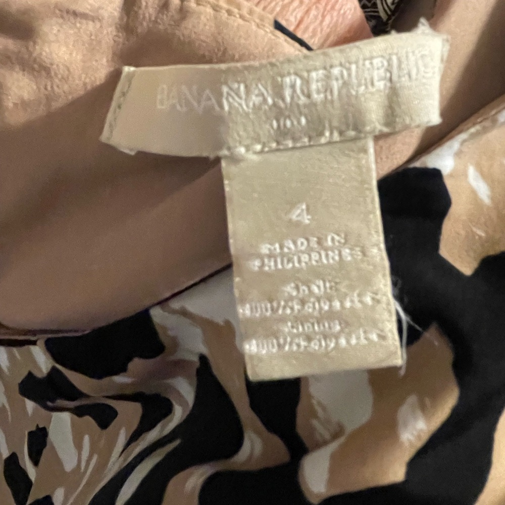 Banana Republic Animal Print Dress (EUC) - Picture 4 of 4
